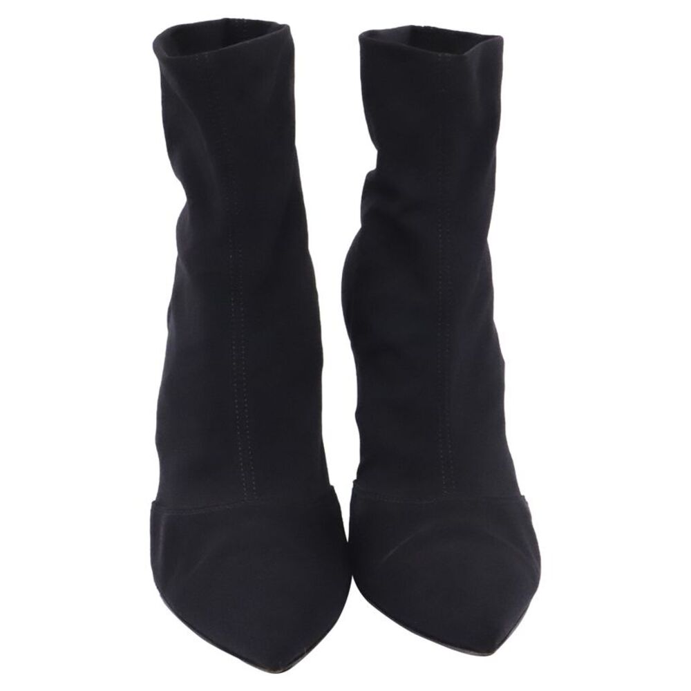 Gianvito Rossi Osaka Stretch Ankle Boots in Black Viscose